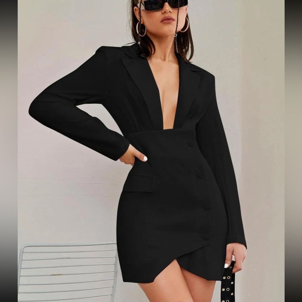 Black Blazer Dress